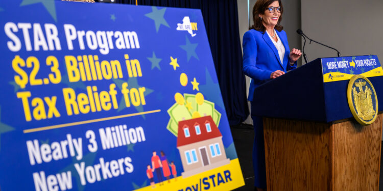 Governor Hochul Announces $2.3 Billion in Tax Relief for Nearly 3 Million New Yorkers
