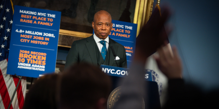 Mayor Eric Adams Raises Just $36,000, Trails Democratic Rivals in Fundraising