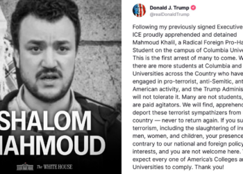 Trump Warns Mahmoud Khalil’s Arrest Is ‘First of Many’ in Crackdown on Students, Colleges, and Universities