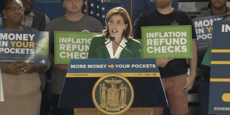 Governor Hochul Sends Inflation Refund Checks to Over 8 Million New Yorkers